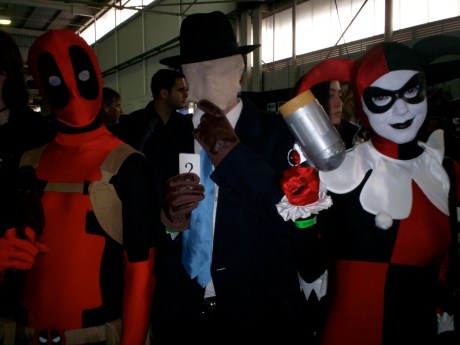 Supanova Perth 2009 Deadpool, The Question, Harley Quinn