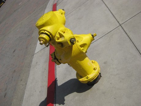 Yellow Fire Hydrant