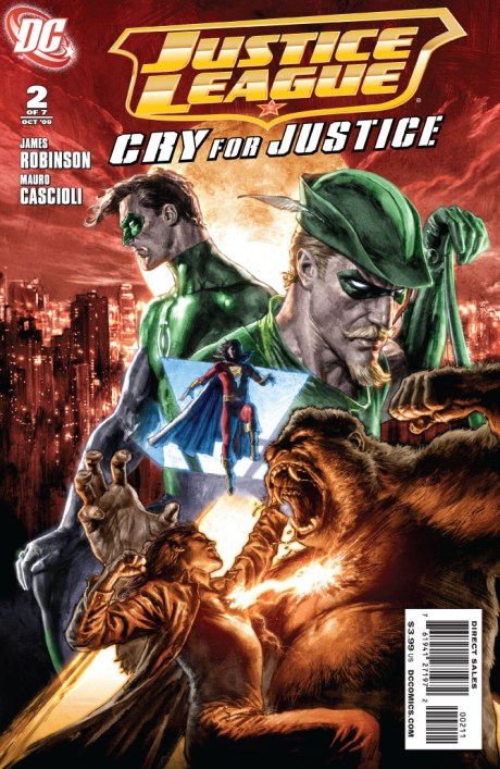 JLA Cry For Justice #2 Cover