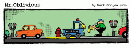 Mr. Oblivious Parking Meter