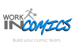 Work In Comics Logo