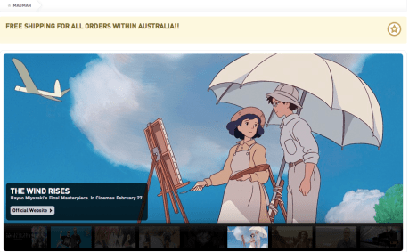 Madman Free Shipping